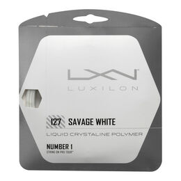 Cordages De Tennis Luxilon Savage White 12,2m weiß